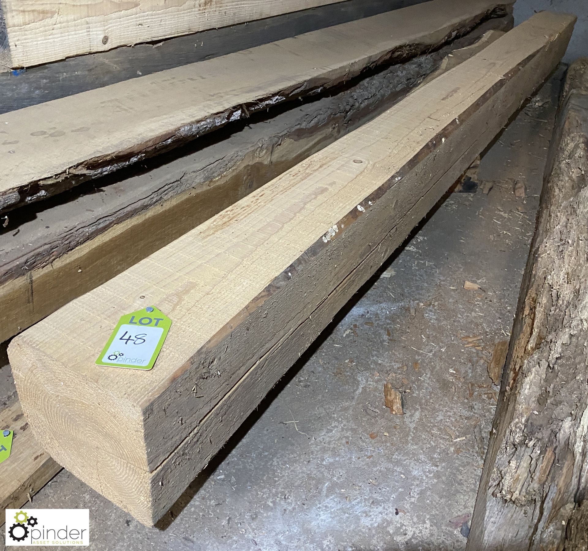 Air dried Pine Beam, 3720mm x 220mm x 220mm