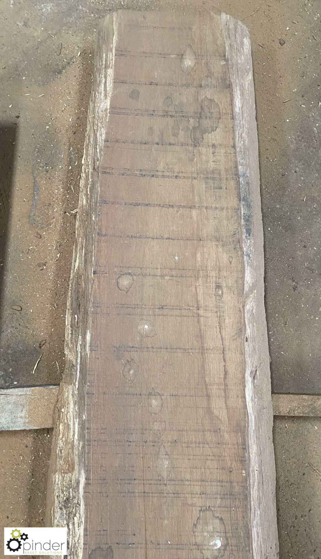 Air dried Oak Board, 3170mm x 400mm x 60mm - Image 5 of 6