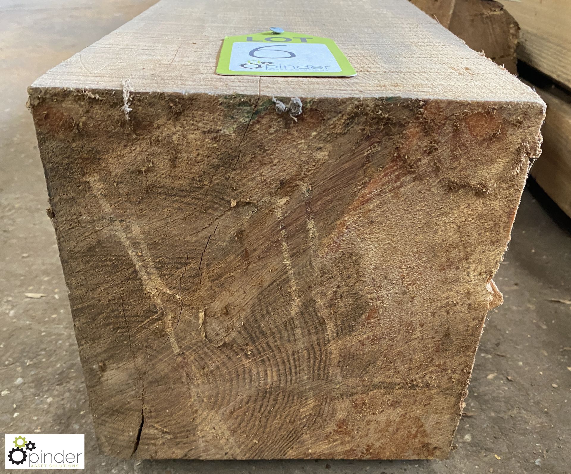 Air dried Oak Beam, 5000mm x 210mm x 230mm - Image 3 of 9