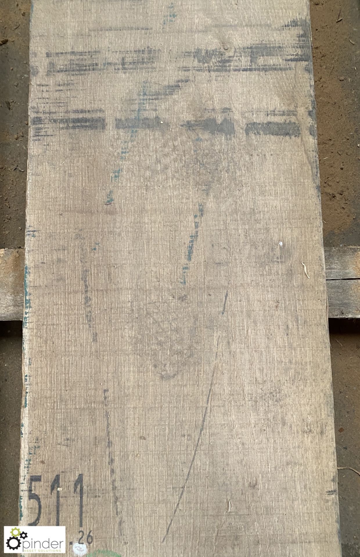 Air dried Oak Board, 3080mm x 300mm x 30mm - Image 3 of 5