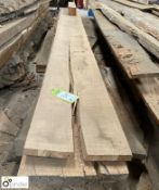 6 various air dried Oak Boards, 2850mm average length