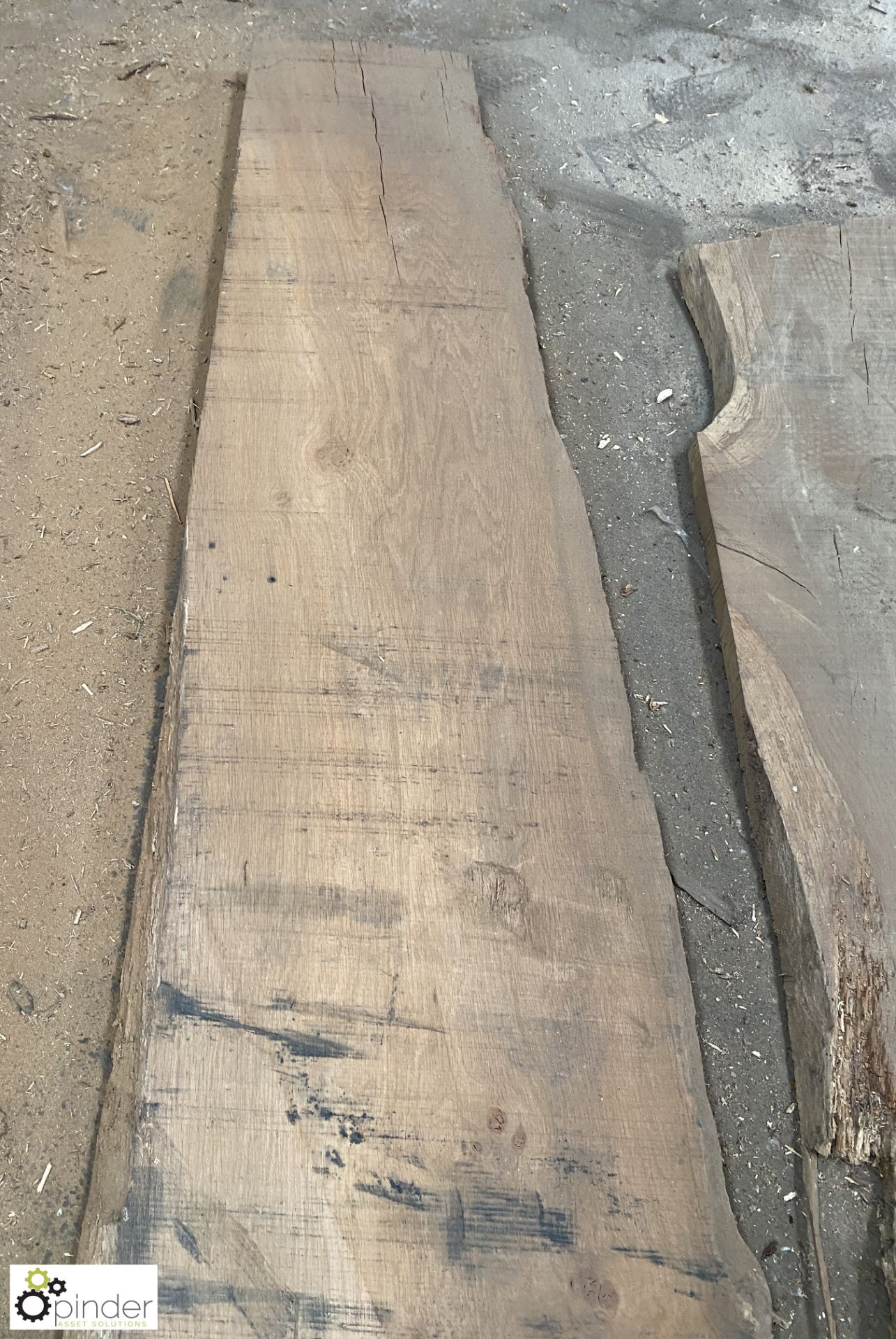Air dried Oak Board, 4000mm x 400mm x 60mm - Image 5 of 6