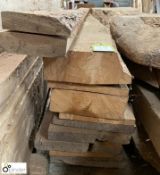 12 various air dried Oak and Softwood Boards, 3100mm long, various thicknesses and widths