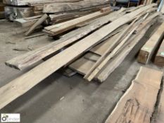 Large quantity air dried Oak, Larch and Softwood Boards