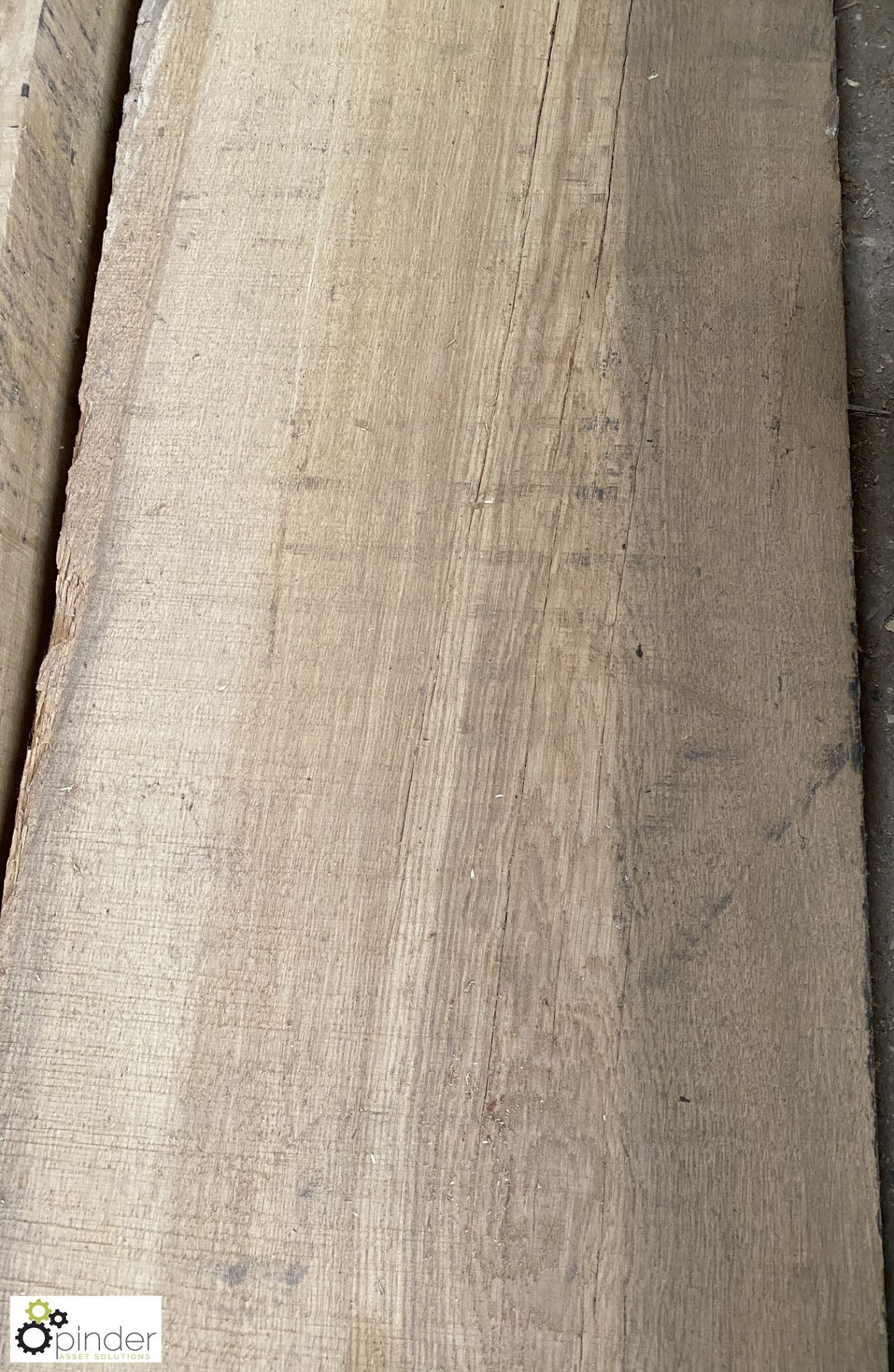 Air dried Oak Board, 6200mm x 370mm x 60mm - Image 4 of 7