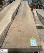 Air dried Oak Board, 3150mm x 400mm x 50mm