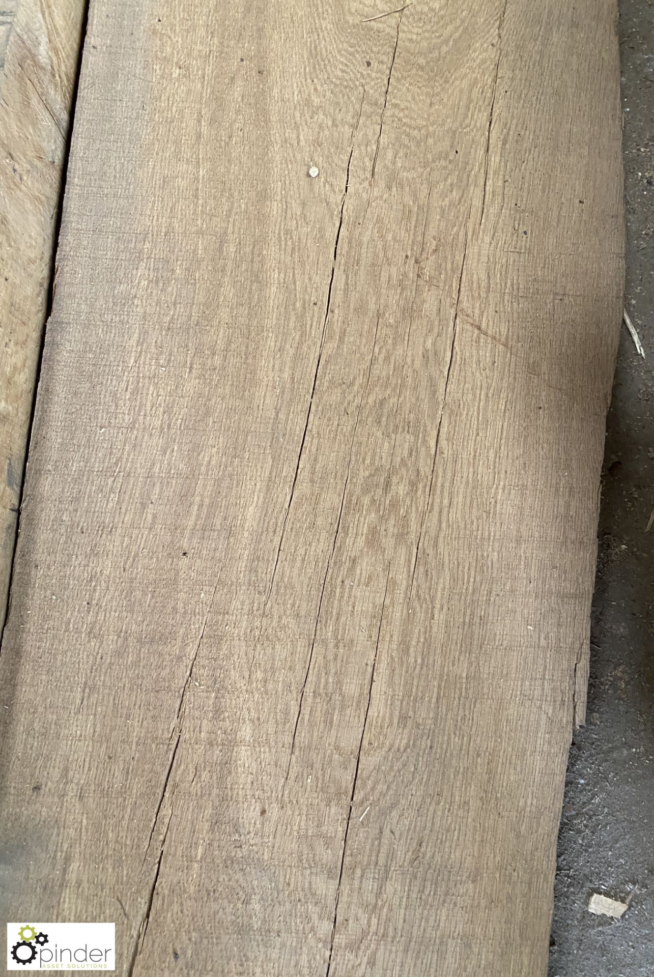 Air dried Oak Board, 6200mm x 370mm x 60mm - Image 3 of 7