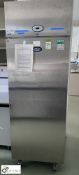Foster PSG600L stainless steel single door mobile Freezer, 240volts
