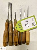 6 various Chisels