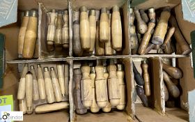 Approx 60 various wooden Tool Handles