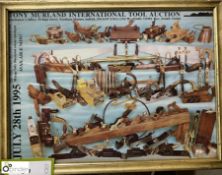 Framed and glazed Print “Tony Munand International Tool Auction”, July 1995
