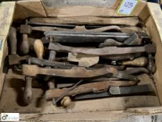 Quantity various Spares for old wooden saws, to box