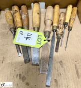 9 various Chisels