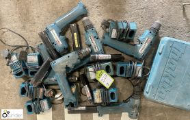 Quantity various Rechargeable Drills and Chargers (spares or repairs)