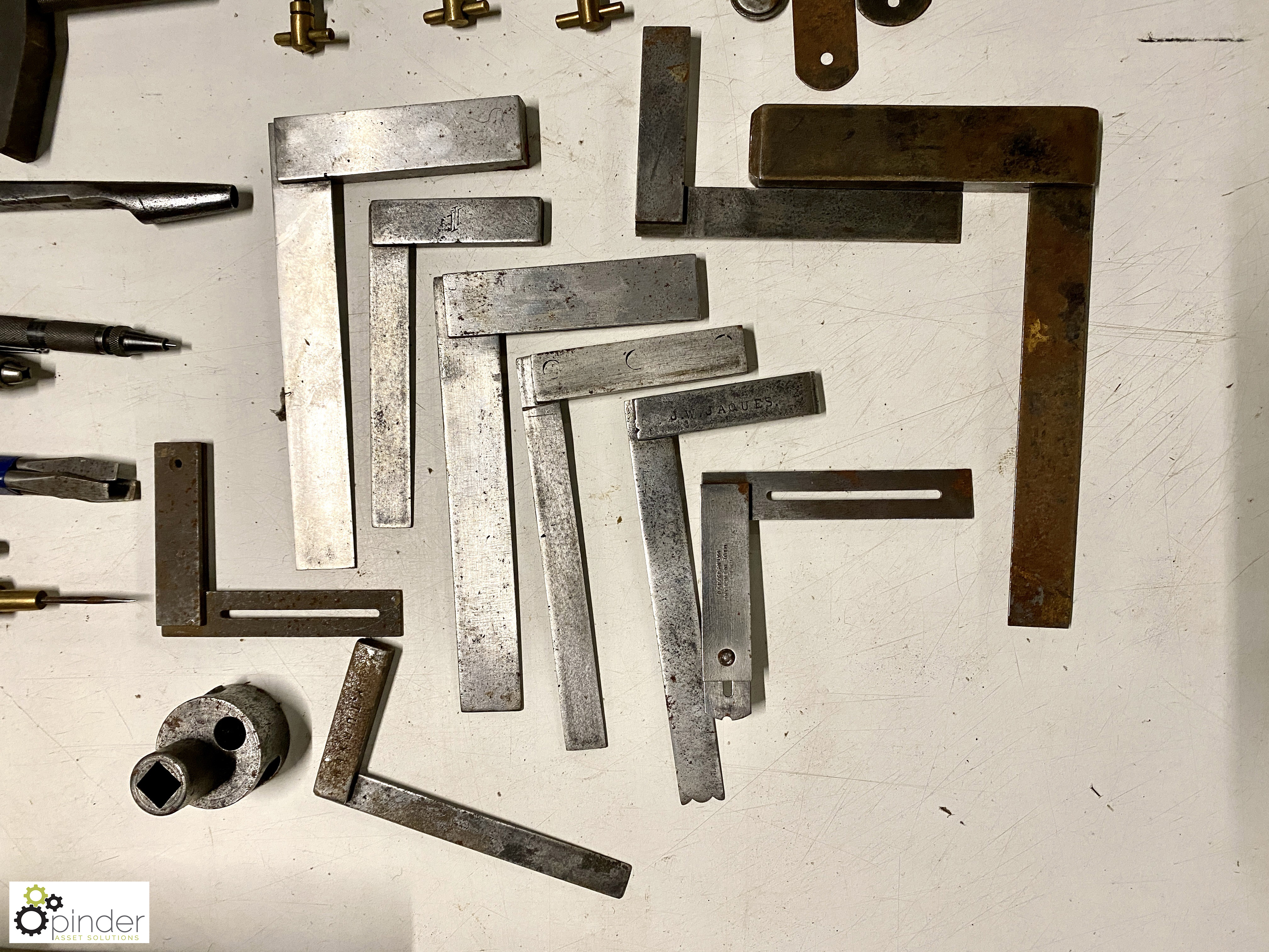 Quantity various Engineering Tooling including punches, nut splitters, rules, micrometer, to and - Image 3 of 12