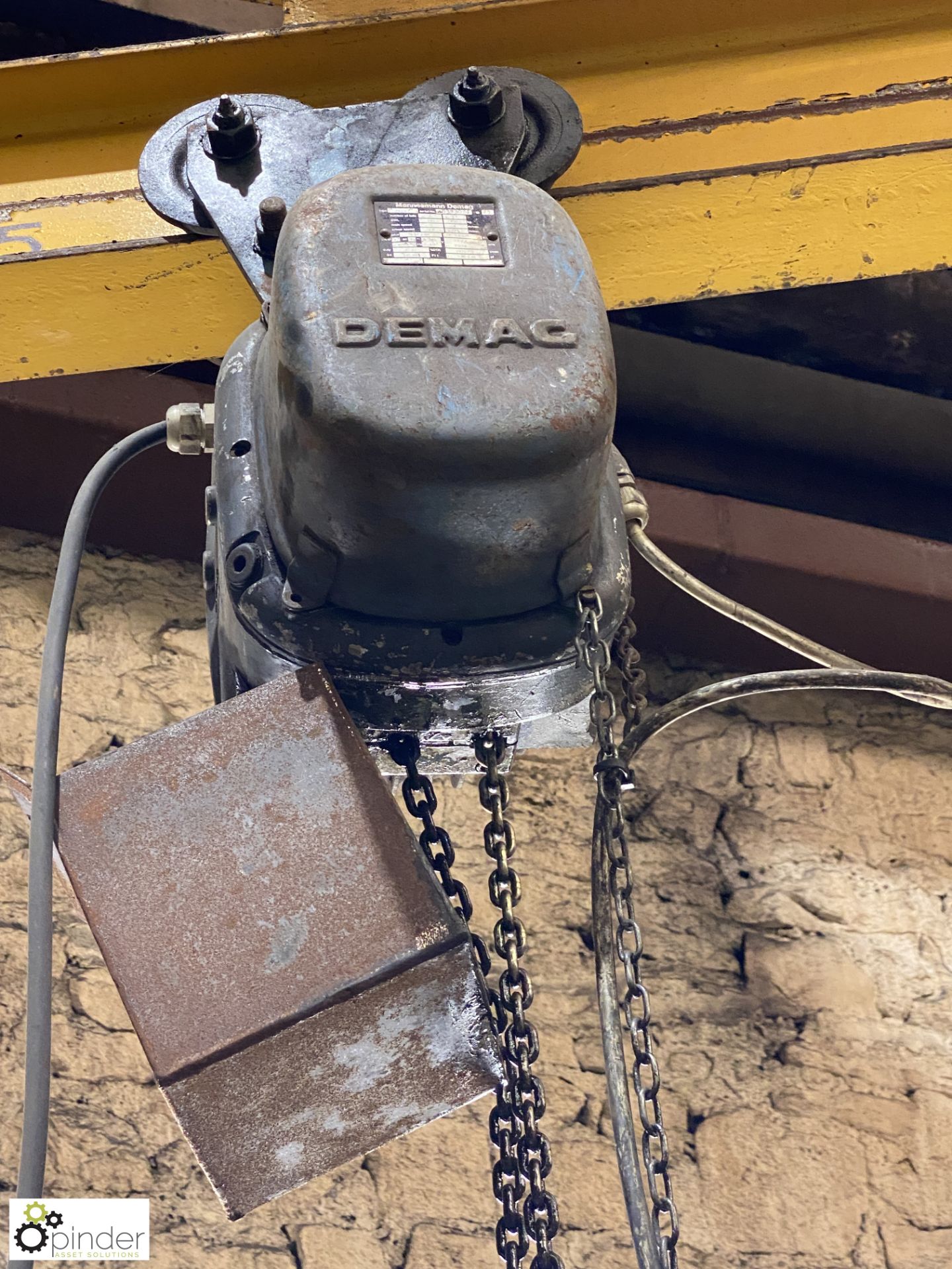 Demag Electric Chain Hoist, 500kg, 415volts, with girder runner - Image 3 of 5