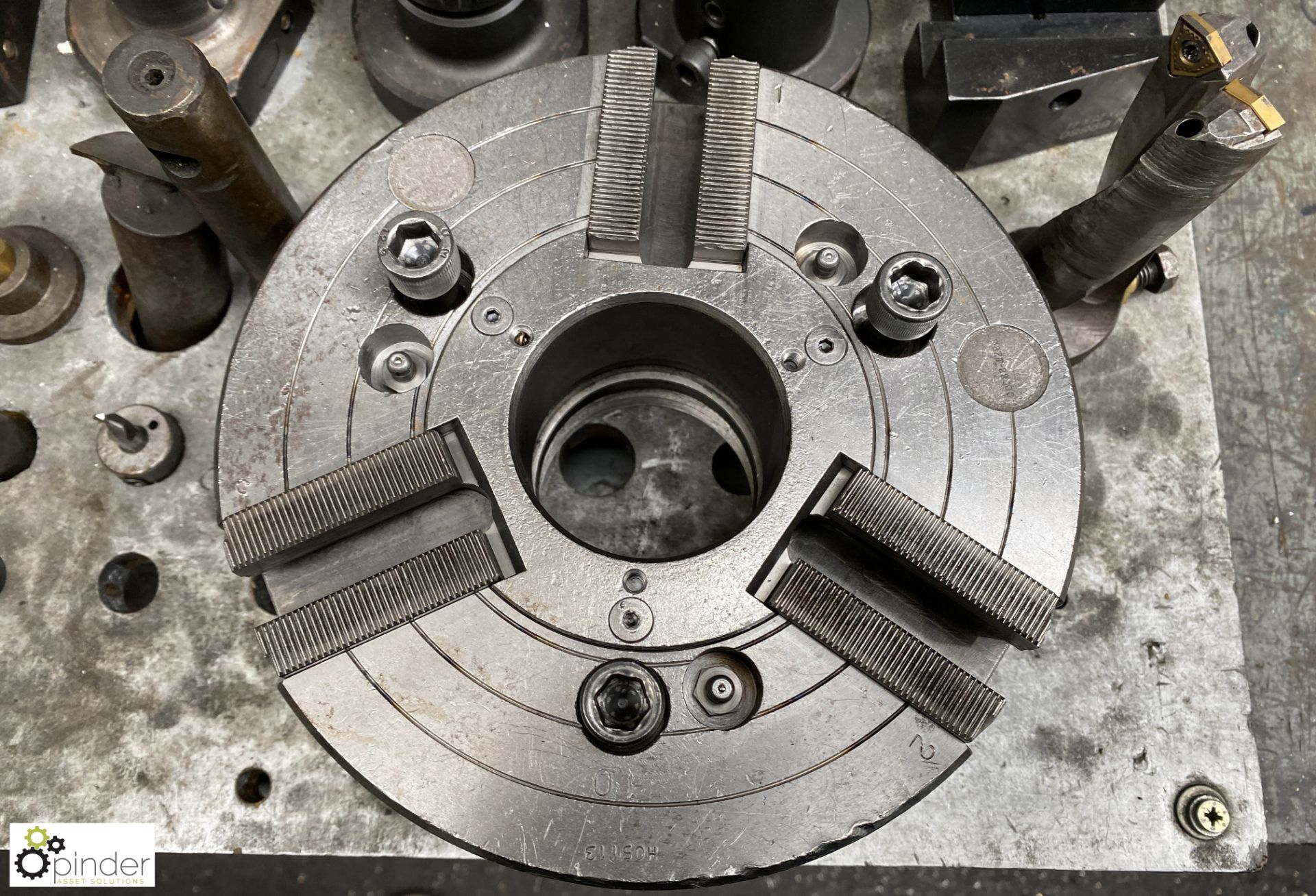 3-jaw Chuck, 200mm dia and quantity Chucks and Tool Holders - Image 2 of 6