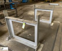3 various Stands, 760mm wide (please note lots are bolted to the floor) (located in Steel Store