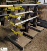 Fabricated 5-tier double sided Stock Rack, 1600mm x 920mm x 1180mm (contents not included) (