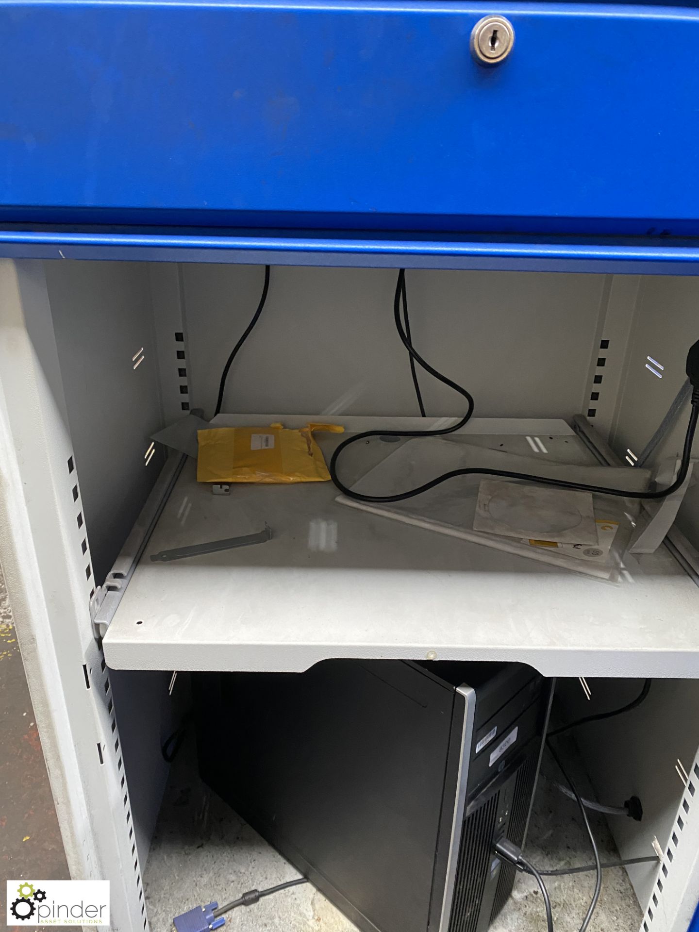 Fabricated Computer Control Cabinet, with Dell monitor - Image 4 of 5
