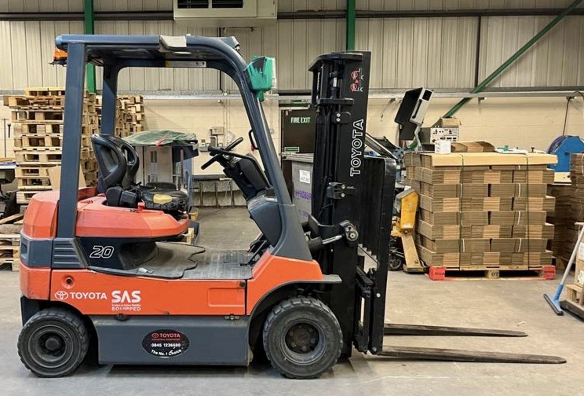 Toyota 7FB20 Electric Forklift Truck, 2391hours, 2 - Image 12 of 24