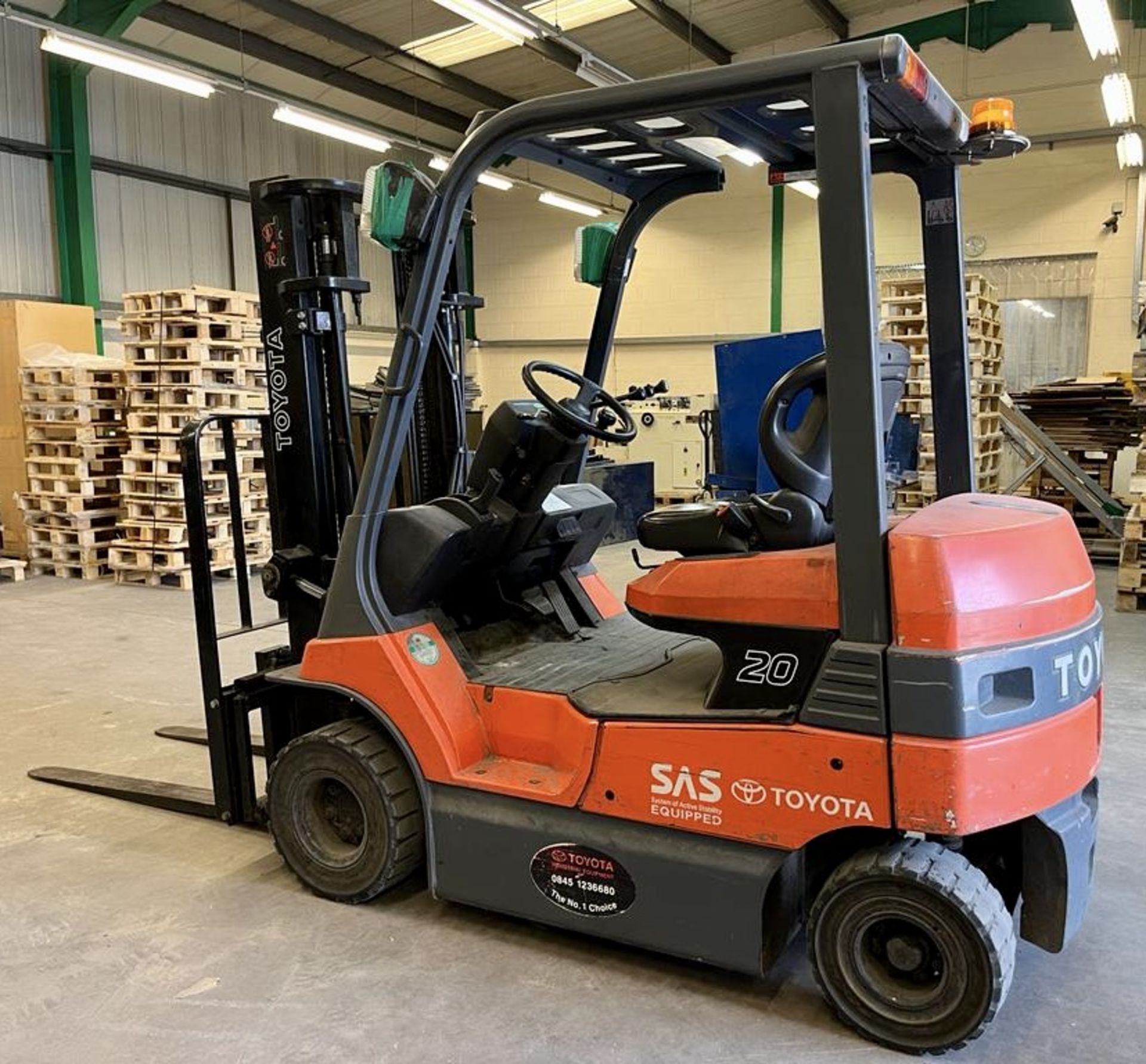 Toyota 7FB20 Electric Forklift Truck, 2391hours, 2 - Image 20 of 24