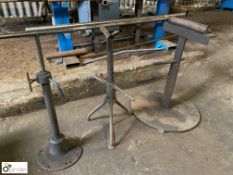 3 various height adjustable Stands (located in Steel Store Room)