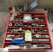 Quantity various Collets, Reamers, Drills, etc