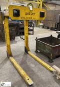 Fabricated crane mountable Lifting Forks, 1000kg