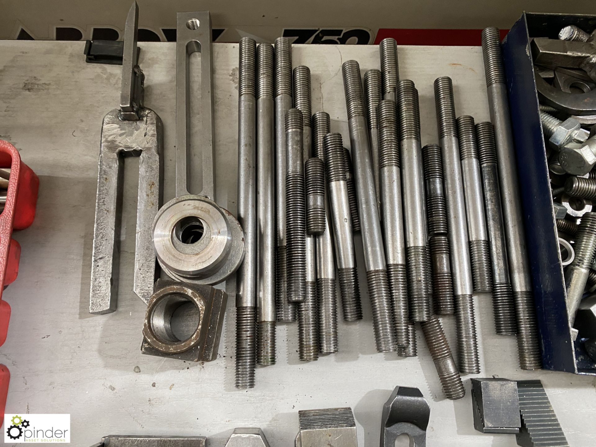 Quantity various Machine Fittings, including nuts, bolts, collars, etc - Image 2 of 6