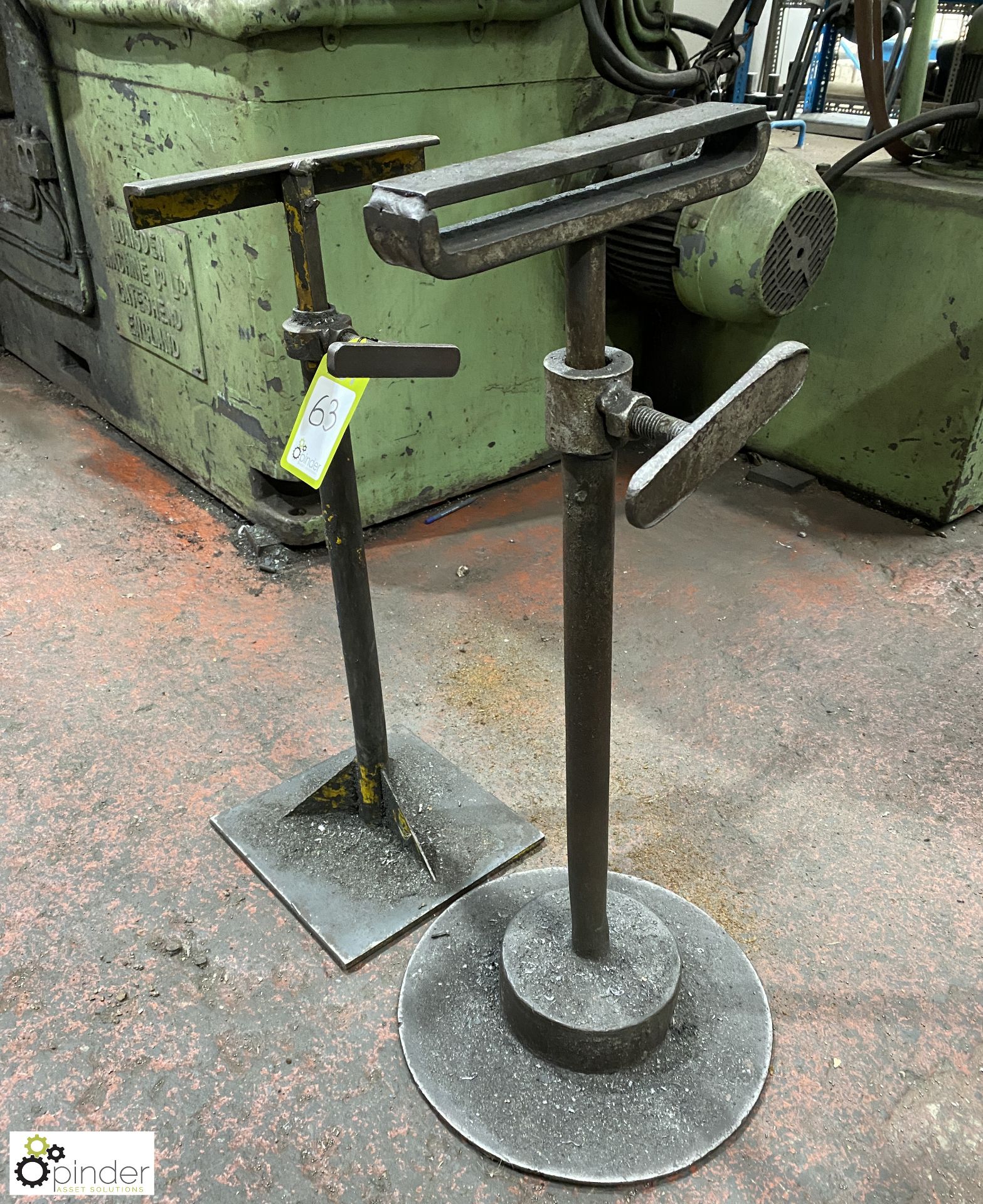 2 various height adjustable Work Stands - Image 2 of 3