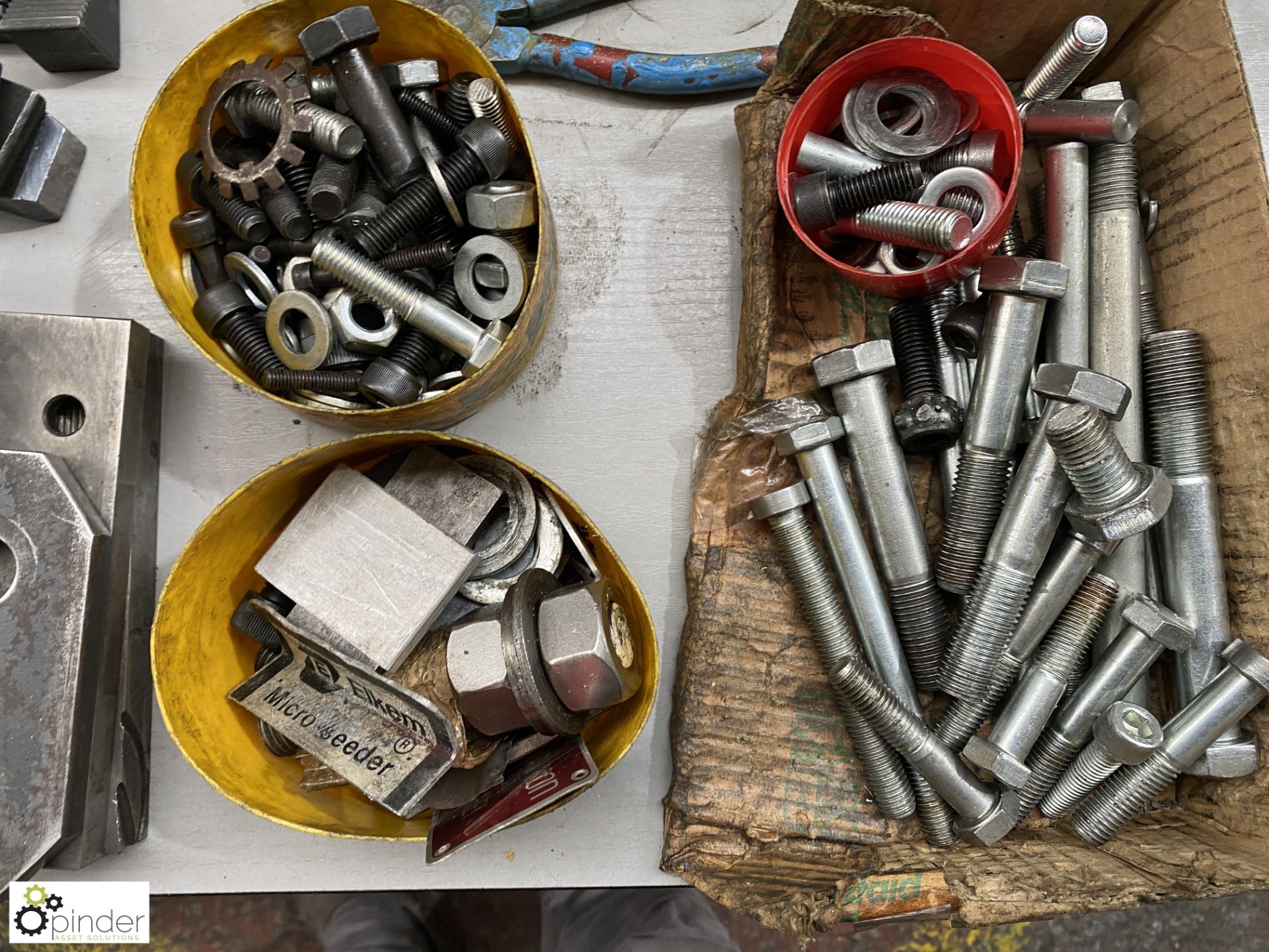 Quantity various Machine Fittings, including nuts, bolts, collars, etc - Image 5 of 6