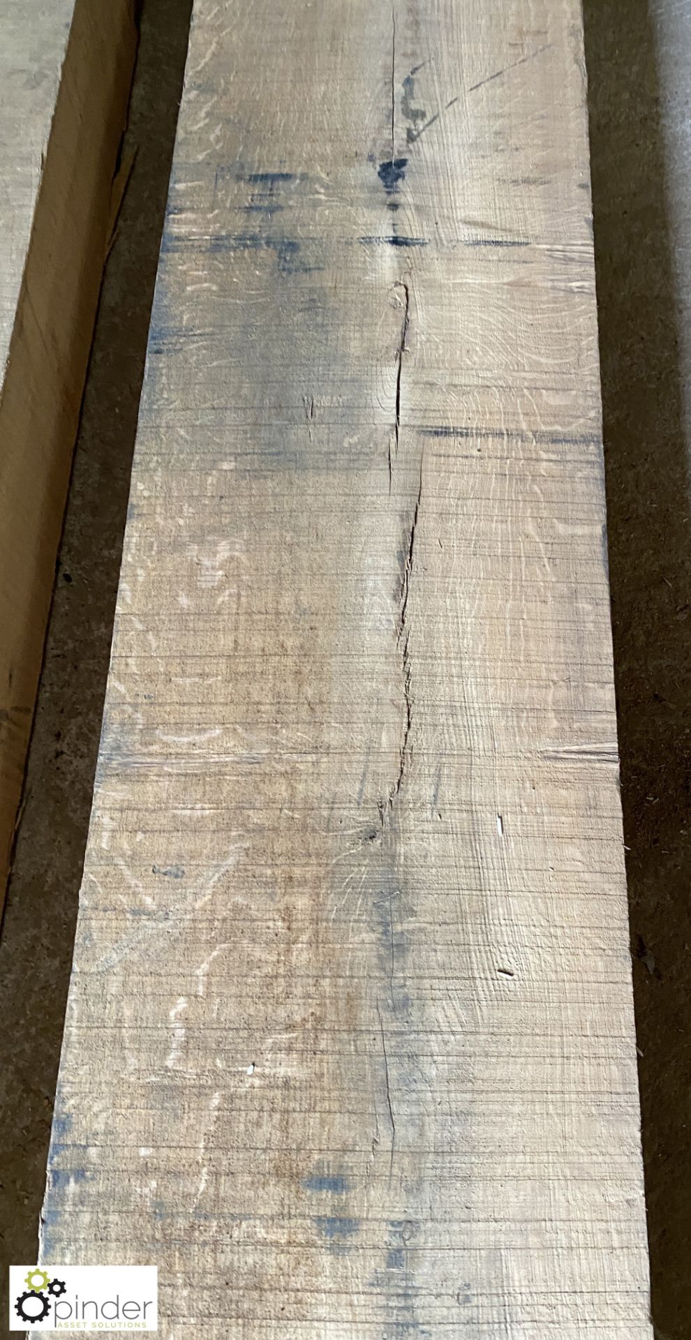 Air dried Oak Beam, 2670mm x 320mm x 145mm - Image 4 of 6