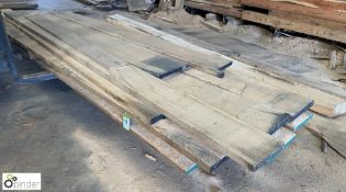 10 various Oak Boards, up to 4900mm, various widths and thicknesses