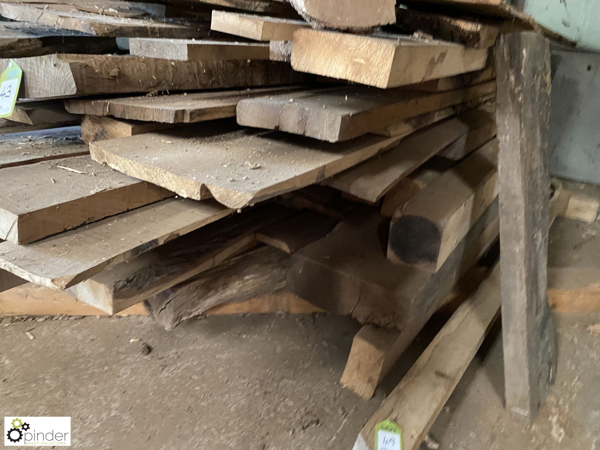 Large quantity Hardwood and Softwood Boards and Beams, up to 4500mm - Image 18 of 24
