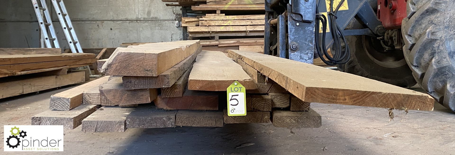Quantity various Hardwood and Softwood Boards, up to 4000mm - Image 3 of 11