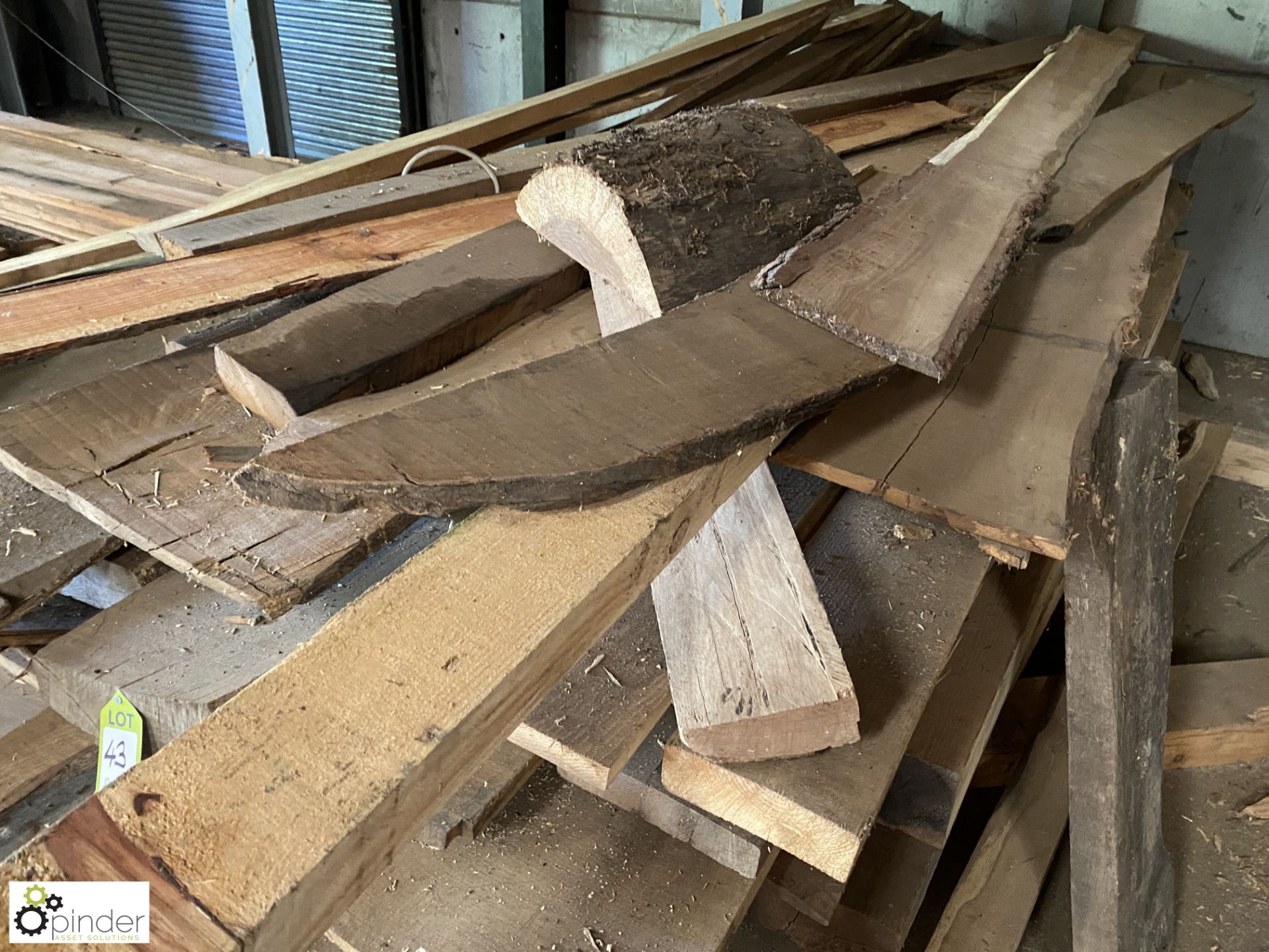 Large quantity Hardwood and Softwood Boards and Beams, up to 4500mm - Image 17 of 24