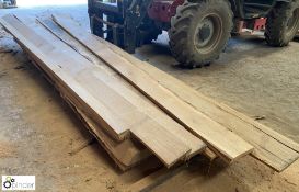 Approx 14 various large/medium Oak and Softwood Boards, up to 6000mm