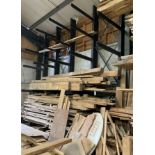 Steel fabricated single side floor standing 5-tier Stock Rack, 5000mm x 1200mm x 6000mm (