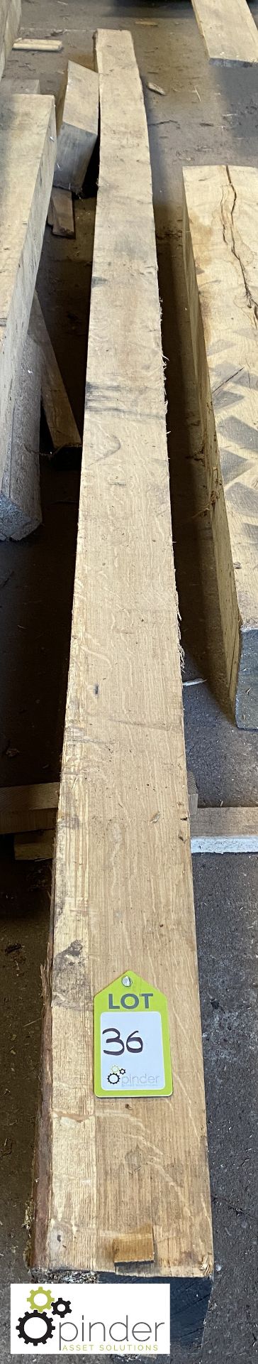 Air dried Oak Beam, 4450mm x 145mm x 140mm - Image 2 of 4