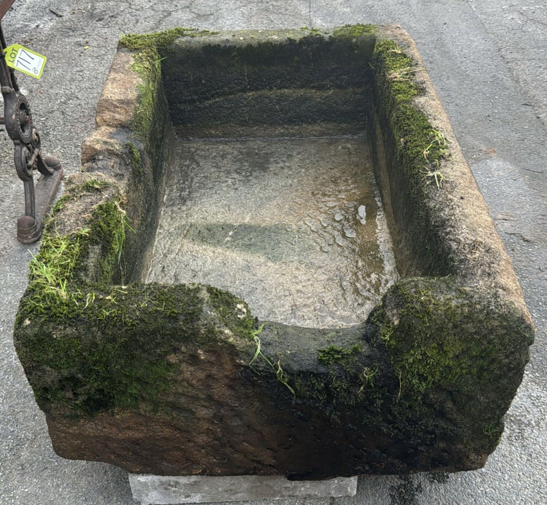 A carved Yorkshire gritstone Trough, circa 1800's, - Image 4 of 9