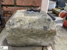 A Victorian Yorkshire stone and wrought iron Boot
