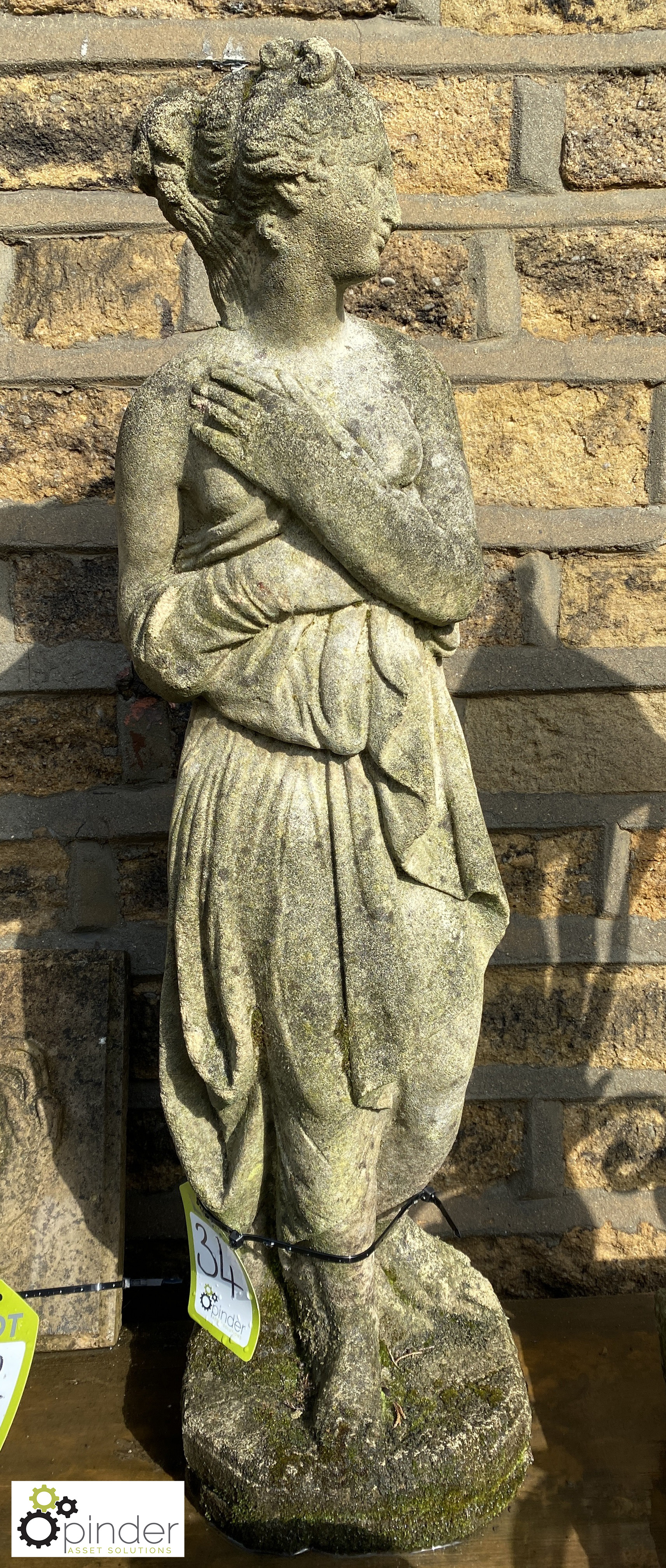 A reconstituted stone Statue of a classical figure