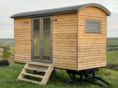 Hand crafted unique traditional Shepherds Hut, wit