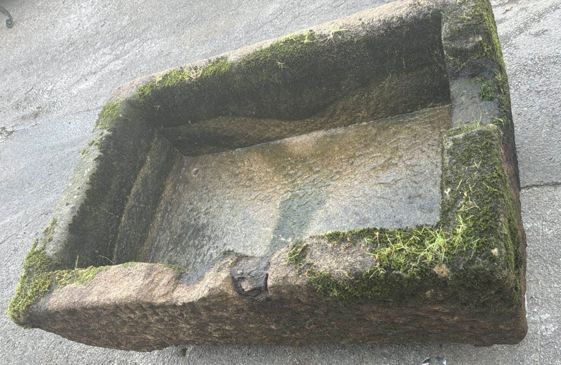 A carved Yorkshire gritstone Trough, circa 1800's, - Image 5 of 9