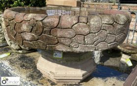 A large reconstituted stone Centre Piece with dry