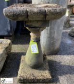 A reconstituted stone Bird Bath / Bird Table with