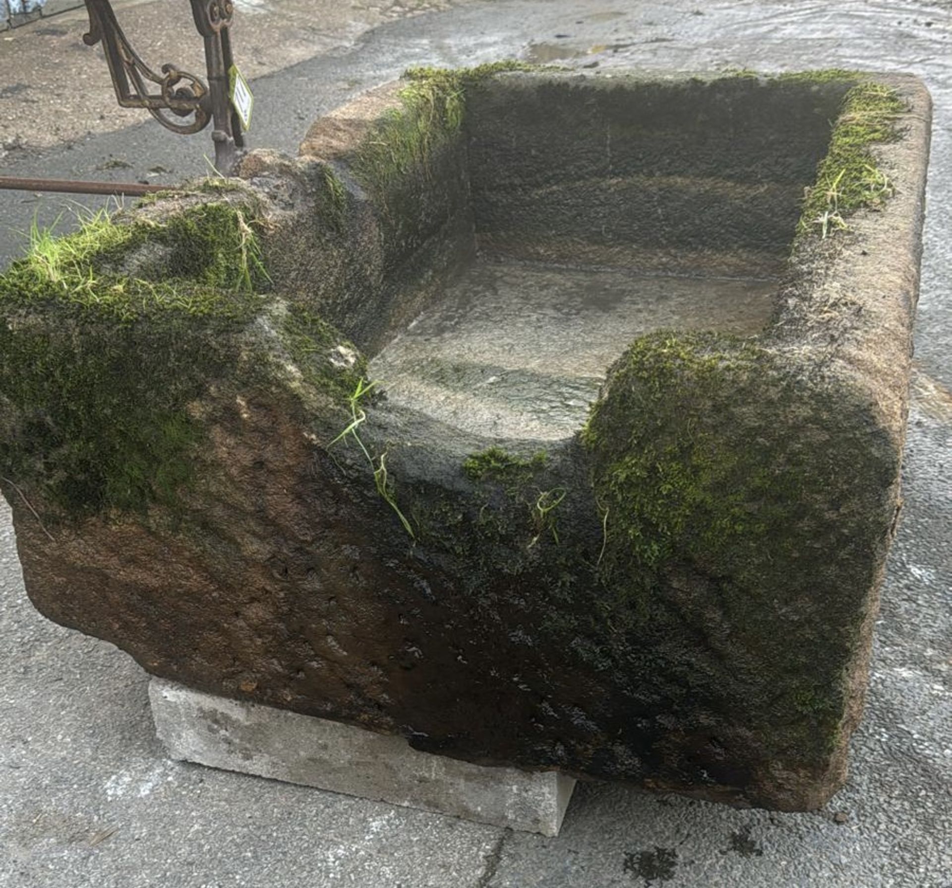 A carved Yorkshire gritstone Trough, circa 1800's, - Image 3 of 9