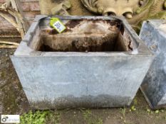 A vintage galvanised metal Water Cistern, circa mi