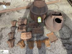 Quantity various Pot Bellied Stove Parts and Components